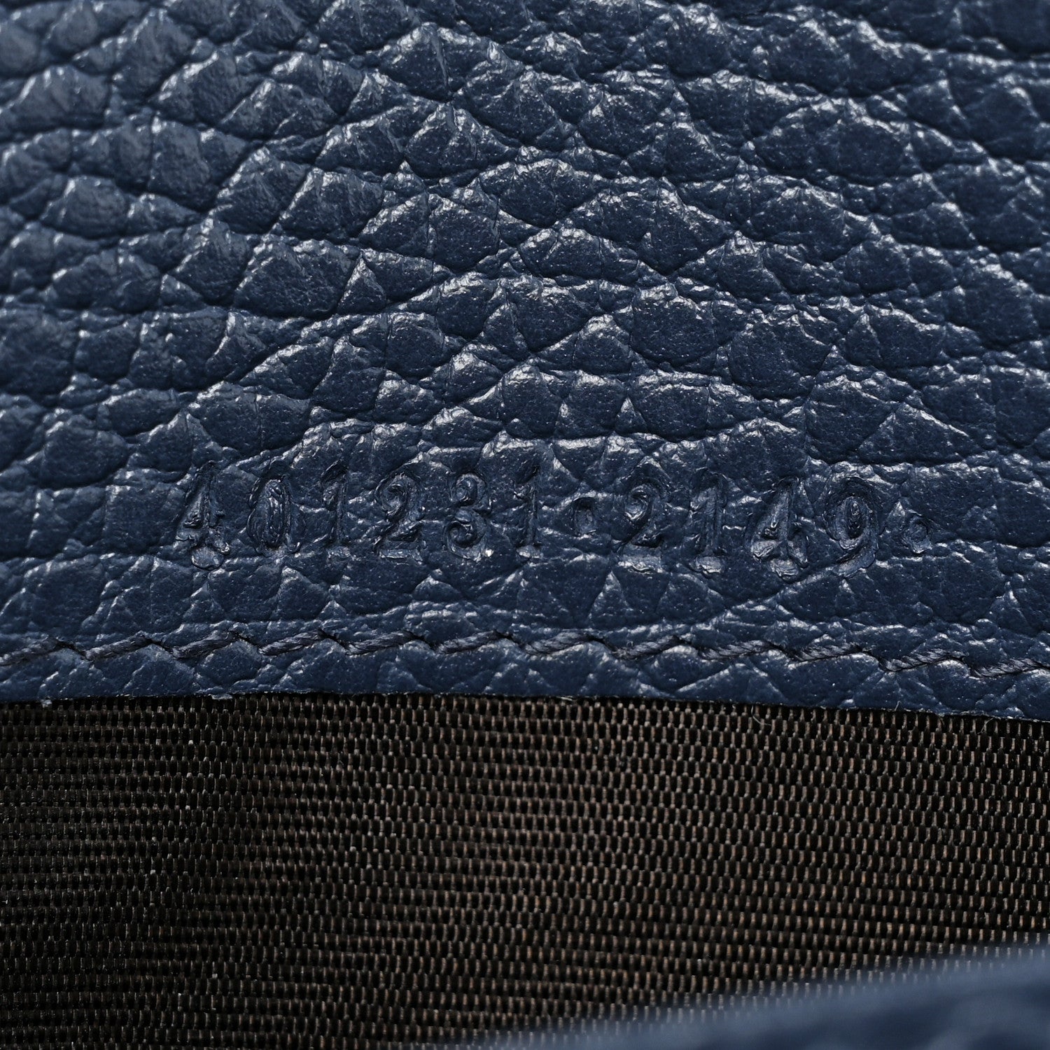 Gucci Dollar Calfskin Crystal Mini Dionysus Chain Wallet Blue Agata Black Diamond 10 of 15