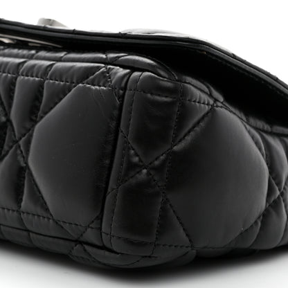 Christian Dior Calfskin Macrocannage Small Caro Bag Black 10 of 10