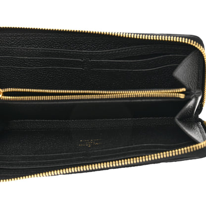 Louis Vuitton Empreinte Clemence Wallet Black 5 of 7