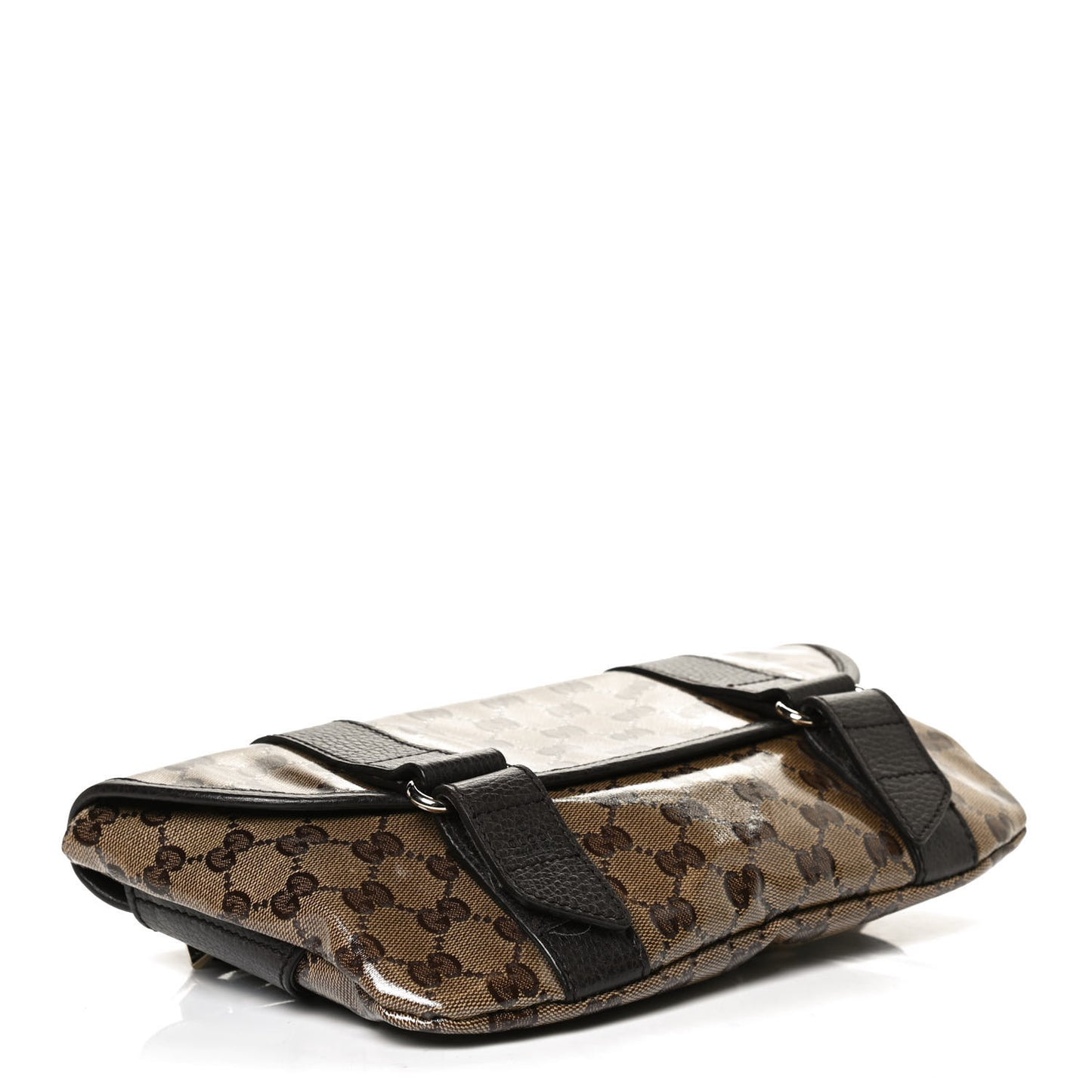 Crystal Monogram Waist Belt Bag Brown