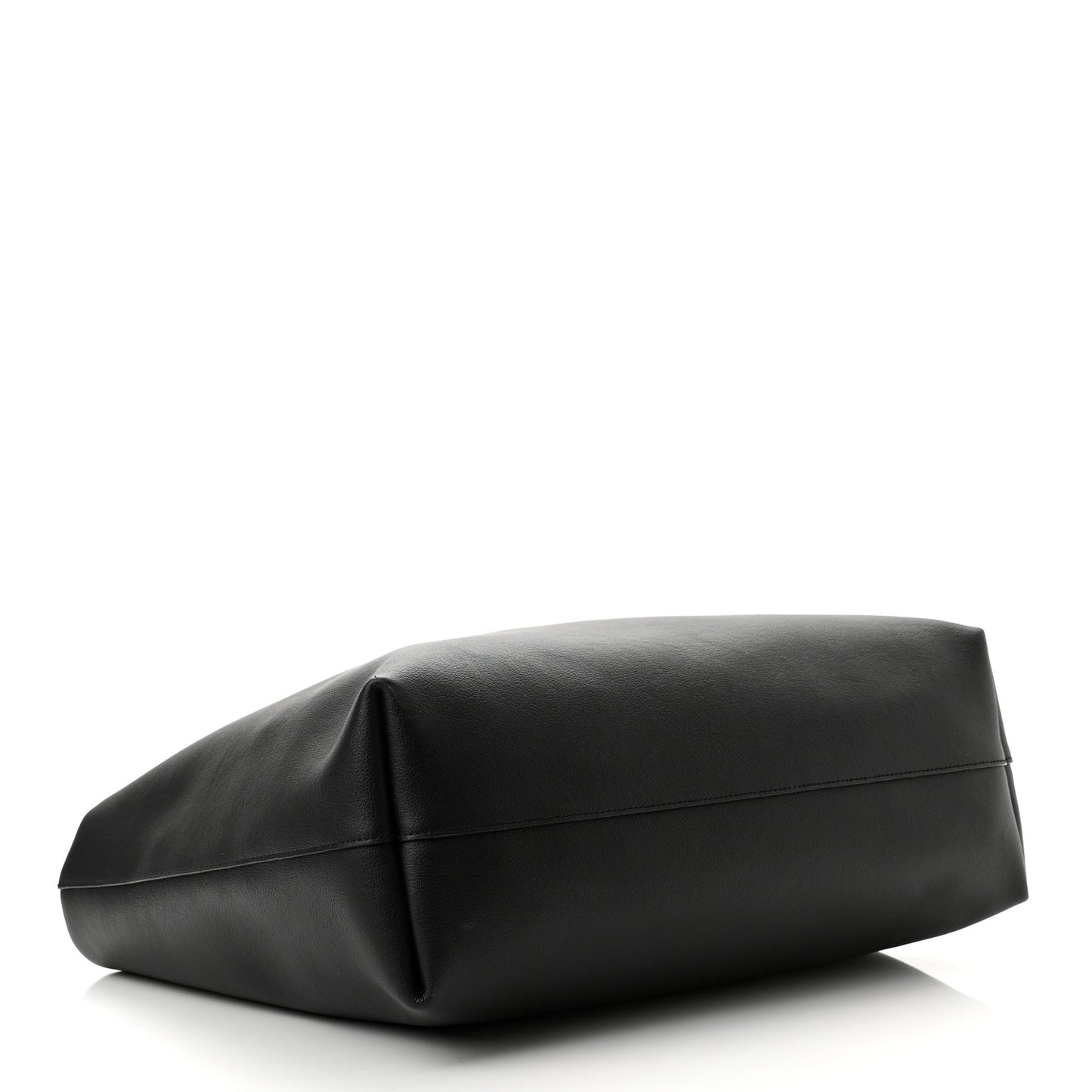 Calfskin Large Shopping Tote Black