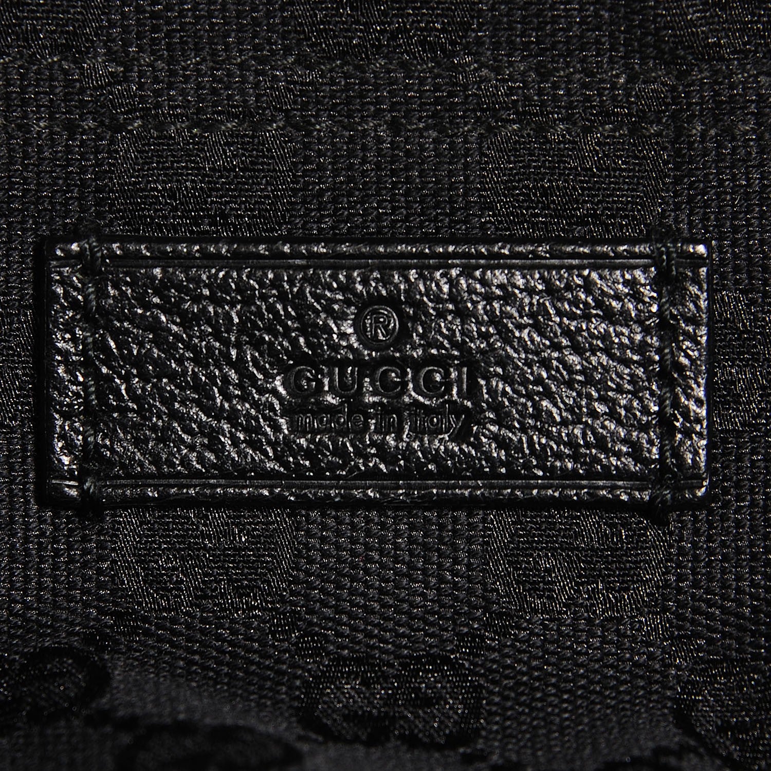 Gucci GG Monogram Medium Web Handle Vertical Tote Black 6 of 10