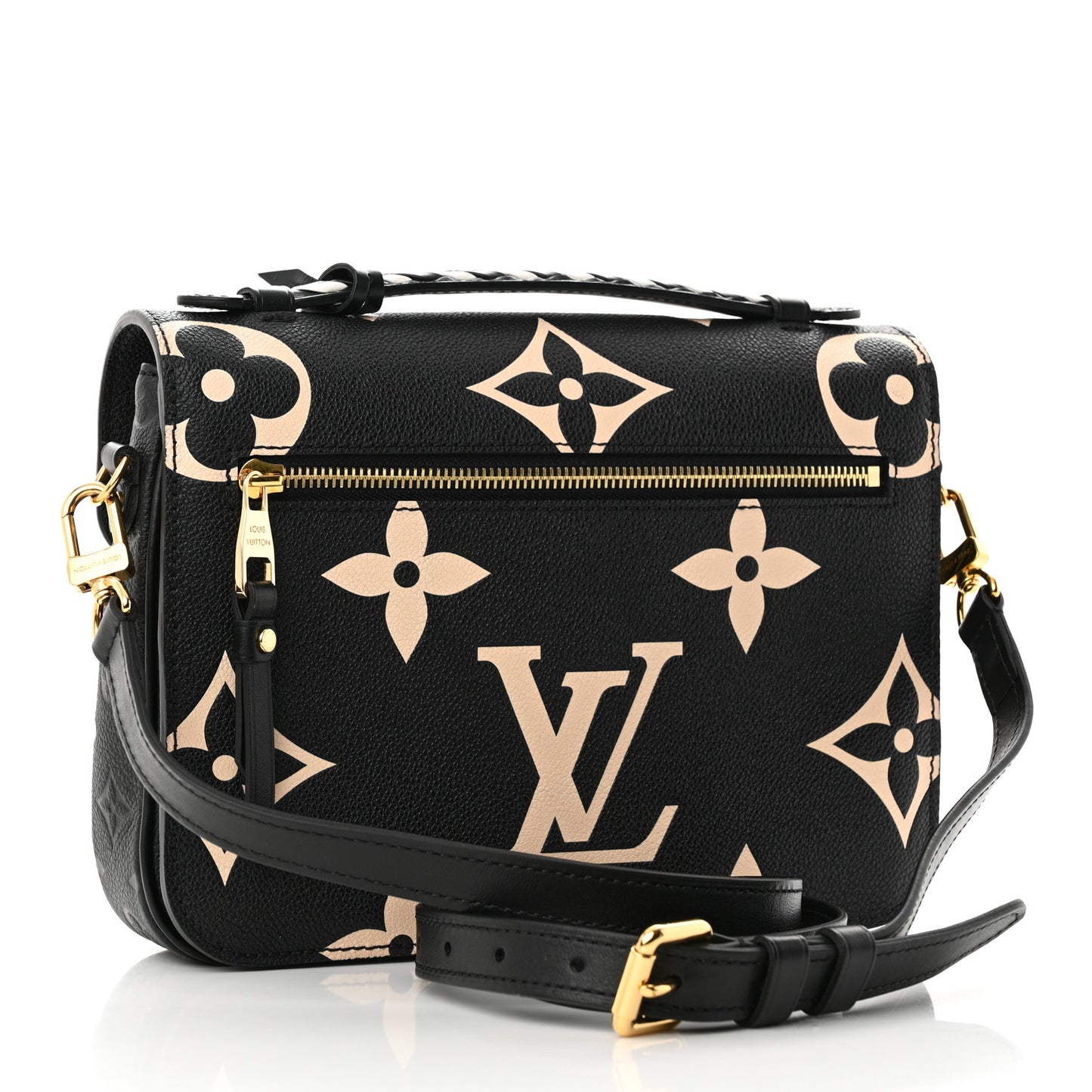 Empreinte Monogram Giant Crafty Pochette Metis Black Creme