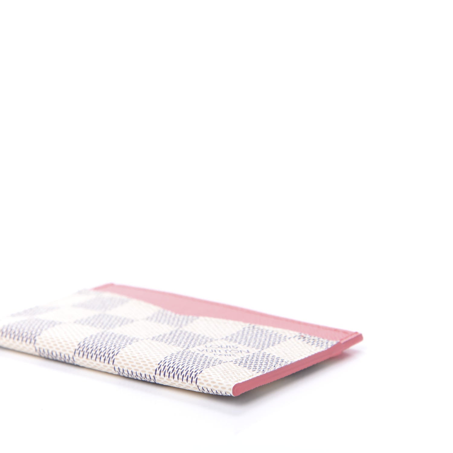 Louis Vuitton Damier Azur Daily Card Holder Rose Papaye 10 of 10