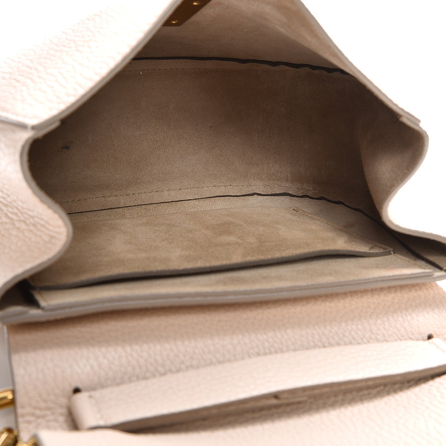 Chloe Grained Lambskin Drew Shoulder Bag Abstract White 5 of 7