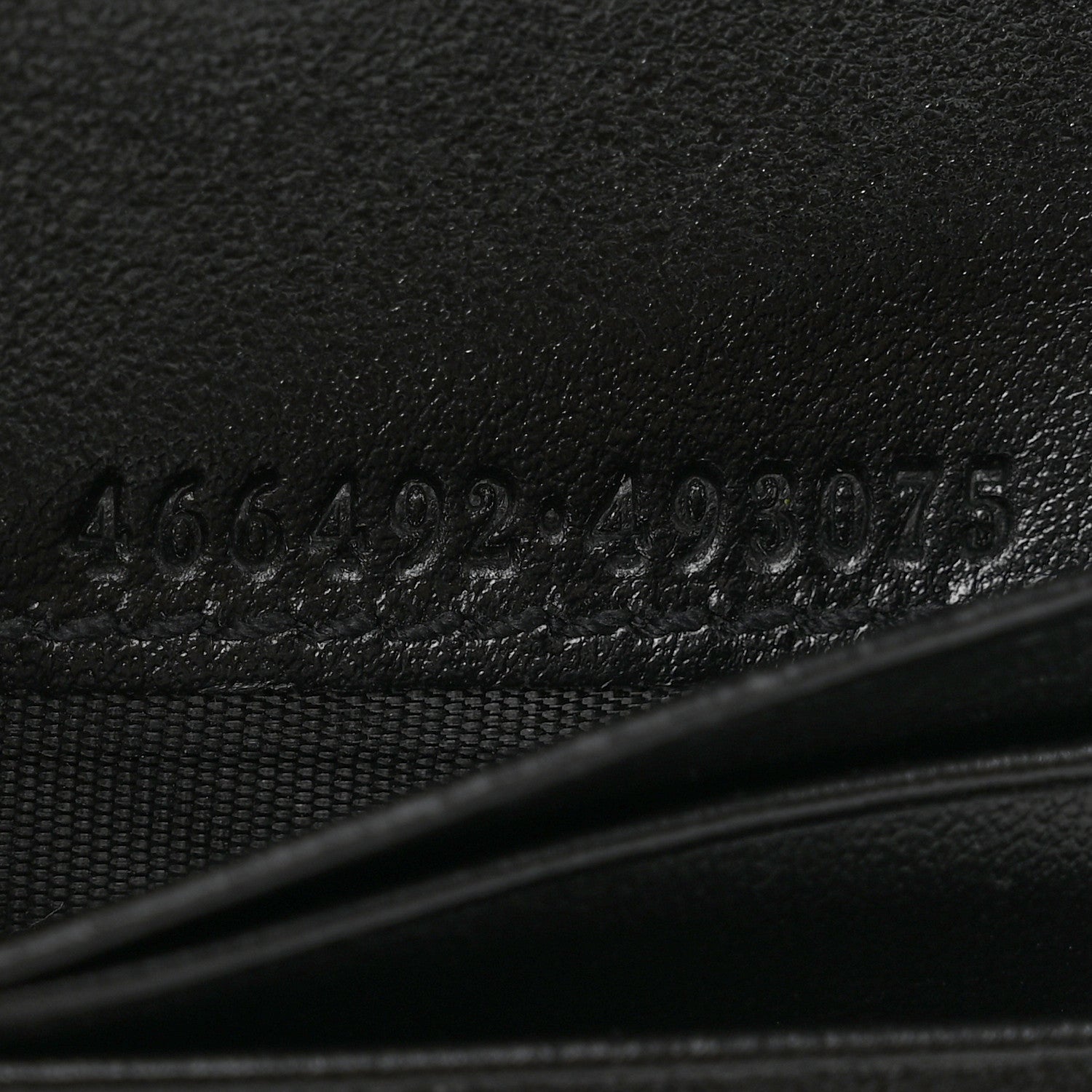 Gucci Calfskin Matelasse GG Marmont Card Case Wallet Black 7 of 8