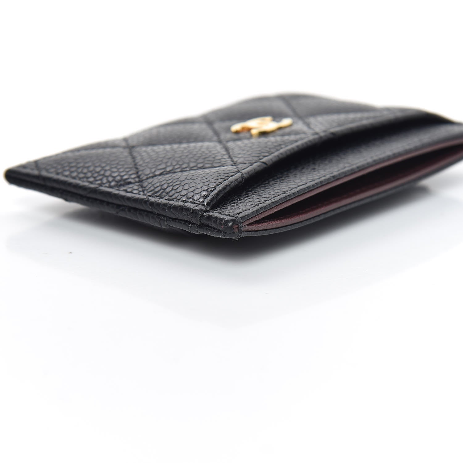 Chanel Caviar Quilted Card Holder Black 12 of 13