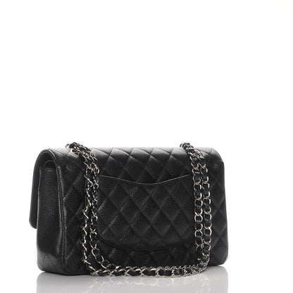 Chanel Caviar Quilted Medium Double Flap Black 3 of 8