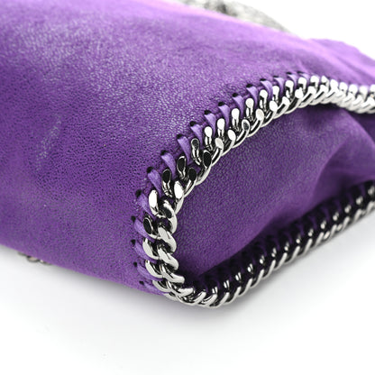 Stella McCartney Shaggy Deer Mini Falabella Fold Over Tote Bright Purple 9 of 9