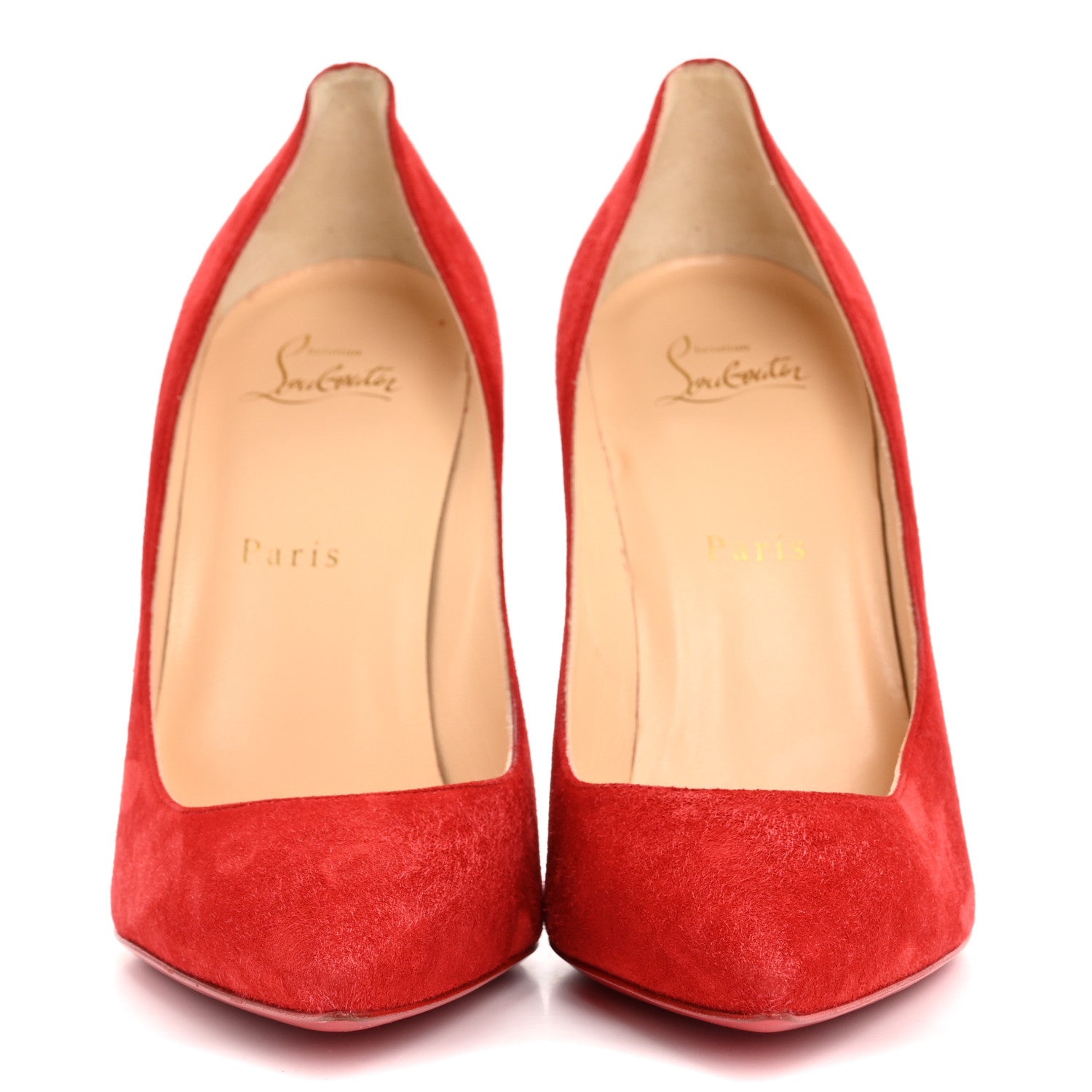 Christian Louboutin Suede So Kate 100 Pumps 39.5 Loubi 3 of 9
