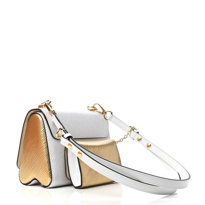 Louis Vuitton Epi Twist PM and Twisty White Gold 4 of 11