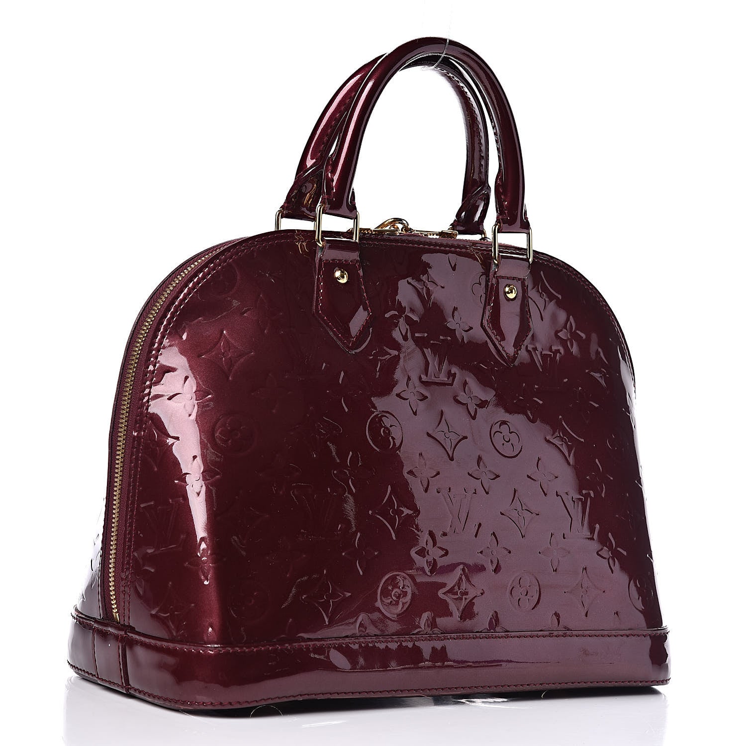 Louis Vuitton Vernis Alma PM Rouge Fauviste 3 of 9