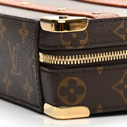 Louis Vuitton X NBA Grained Calfskin Monogram Handle Trunk Brown 9 of 9