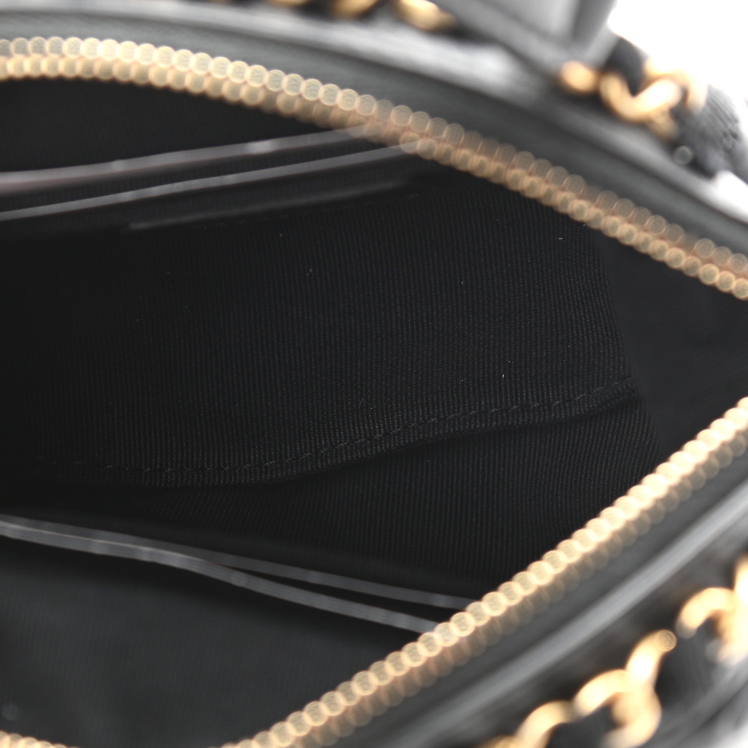 Chanel Nylon Grosgrain Quilted Lifestyle Clutch with Chain Black 5 of 11