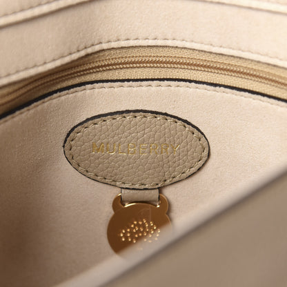 Mulberry Small Classic Grain Calfskin Small Lily Flap Solid Grey 8 of 9