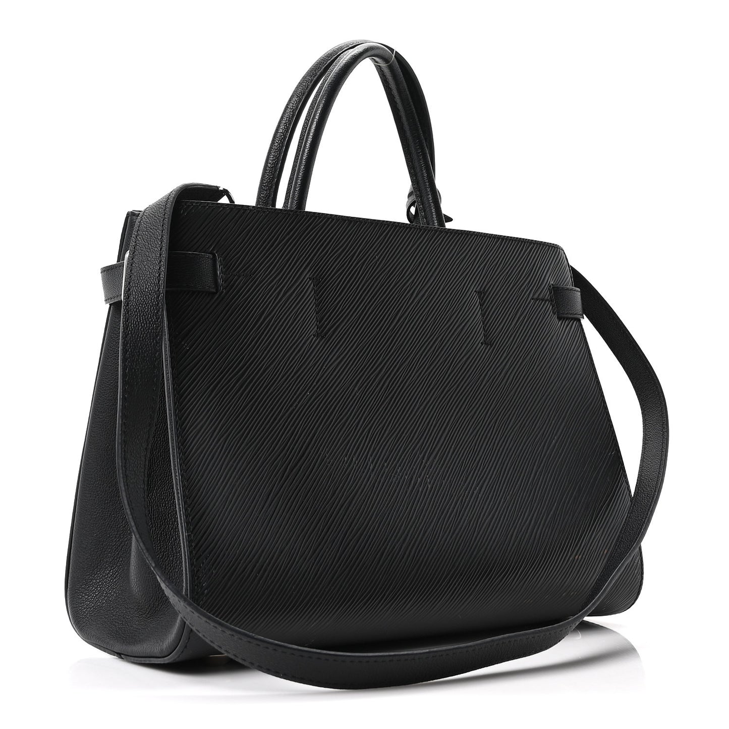 Epi Twist Tote Black