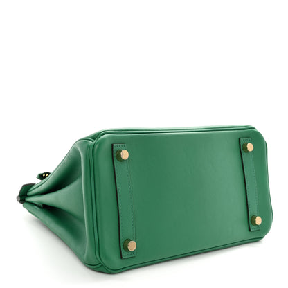 Hermes Swift Birkin 25 Vert Vertigo 4 of 13
