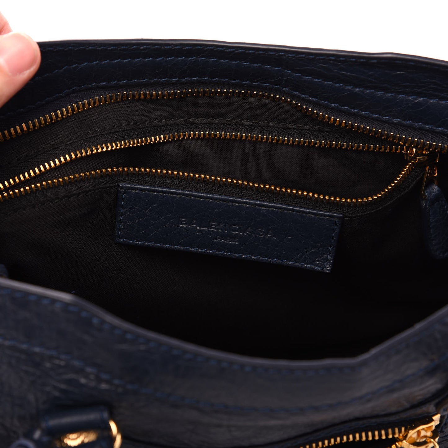 Agneau Giant 12 Gold Hardware S City Bleu Obscur