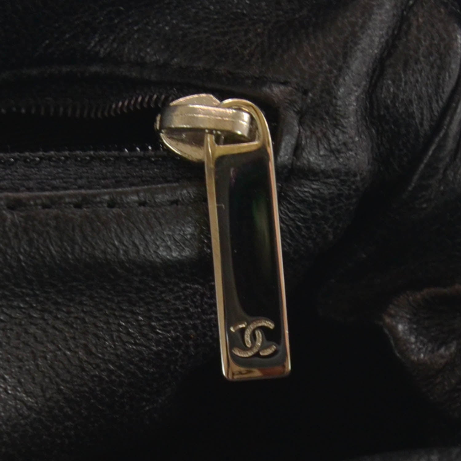 Chanel Satin Quilted Timeless Clutch Black 5 of 7