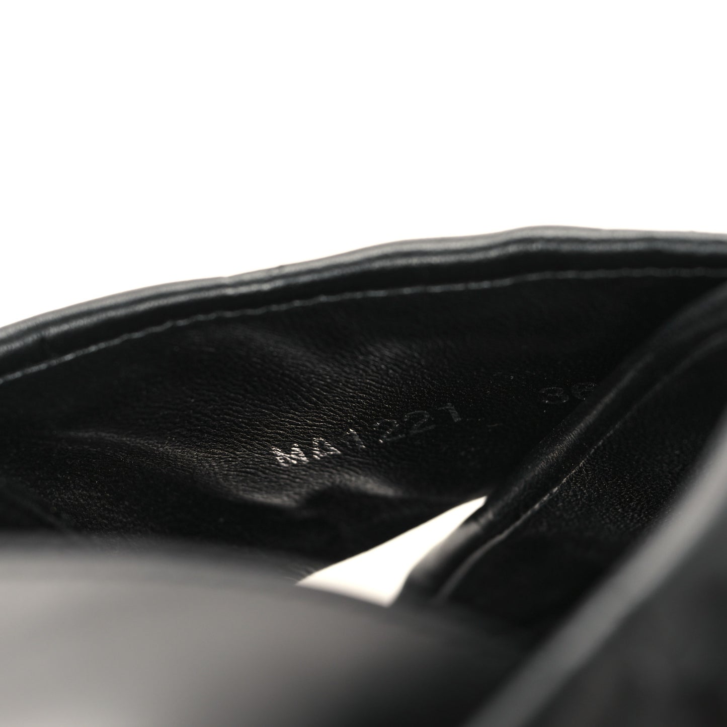 Lambskin Monogram Embossed Paseo Flat Comfort Sandals 36 Black