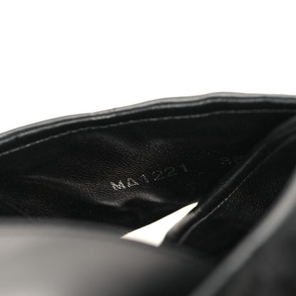 Louis Vuitton Lambskin Monogram Embossed Paseo Flat Comfort Sandals 36 Black 9 of 10