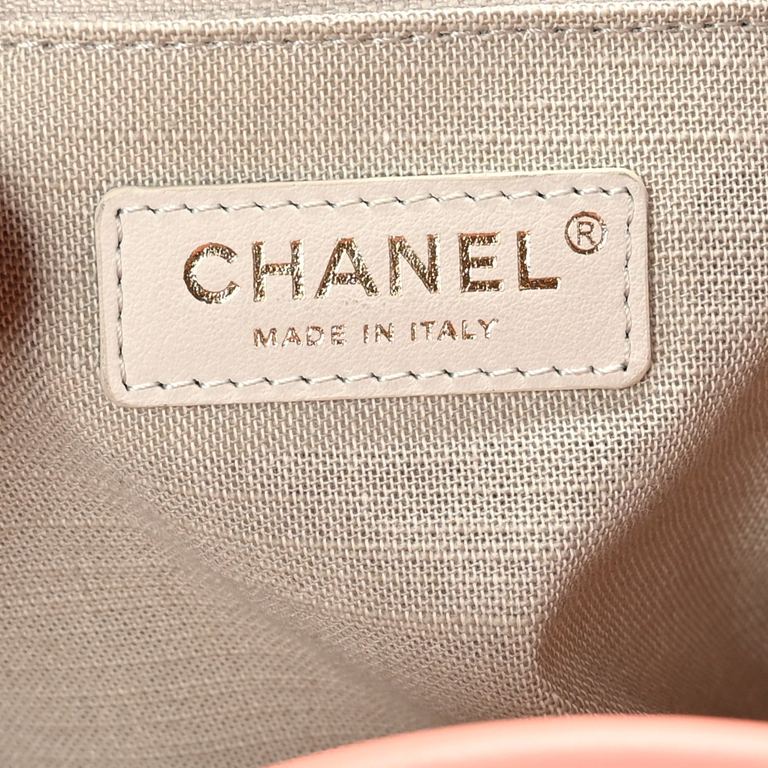 Chanel Mixed Fibers Small Deauville Tote Light Orange 7 of 11