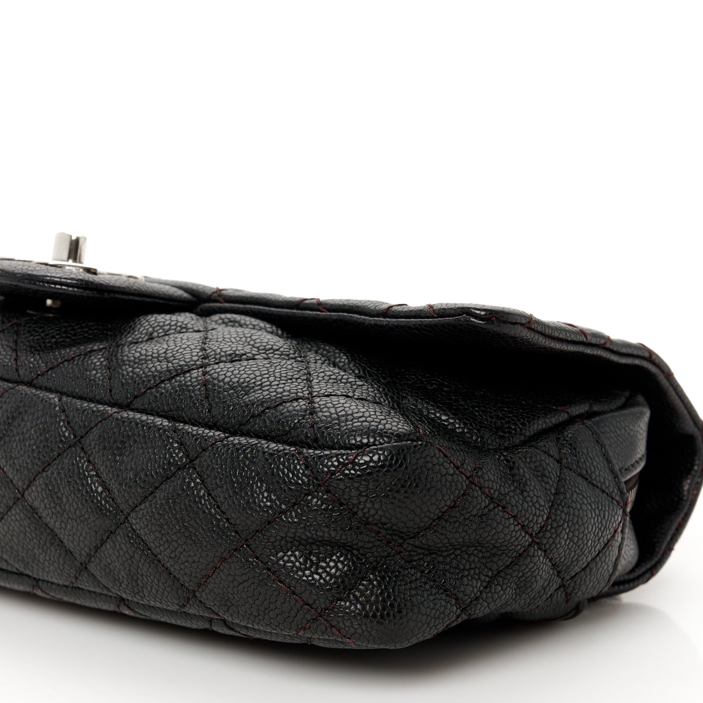 Caviar Quilted Small Chic Flap Black
