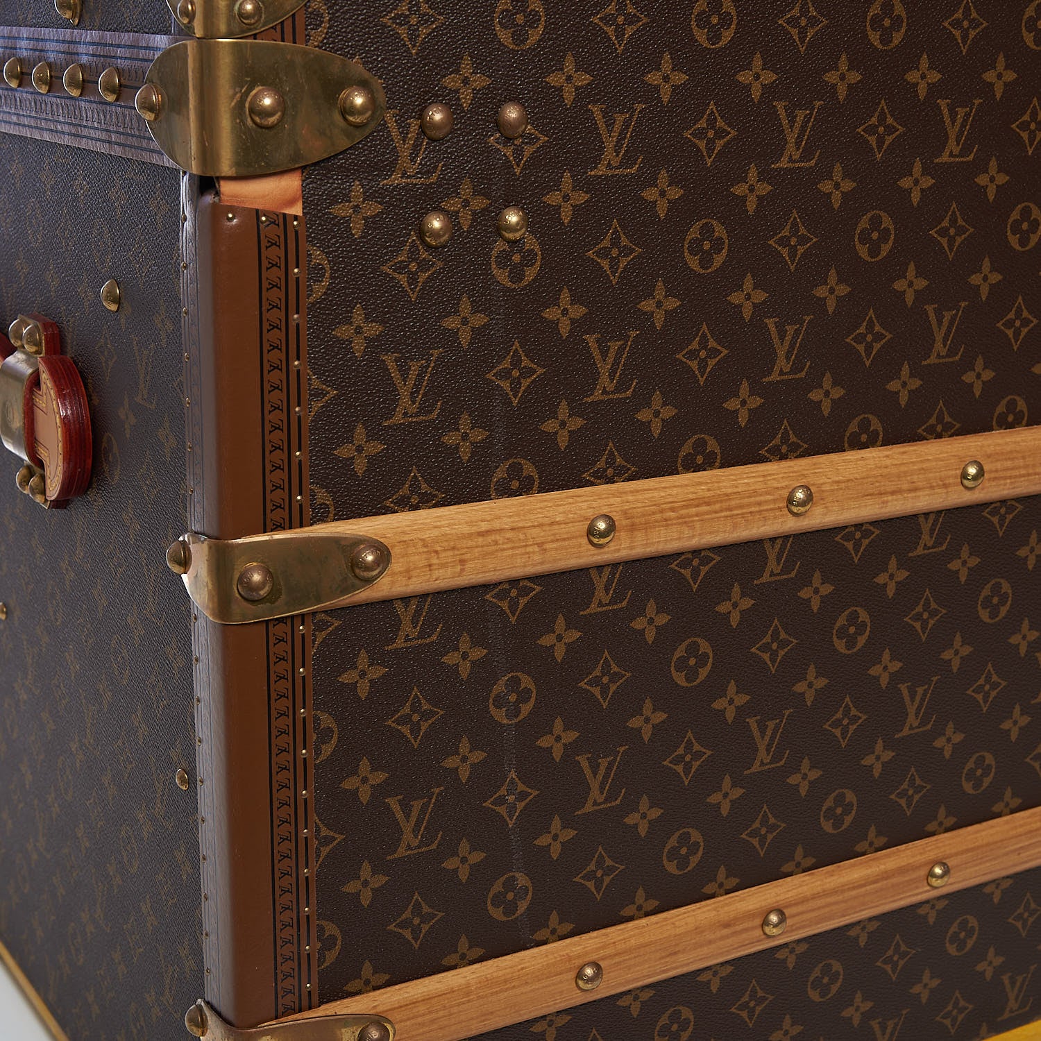Louis Vuitton Monogram Malle Courrier Lozine Trunk 110 47 of 50