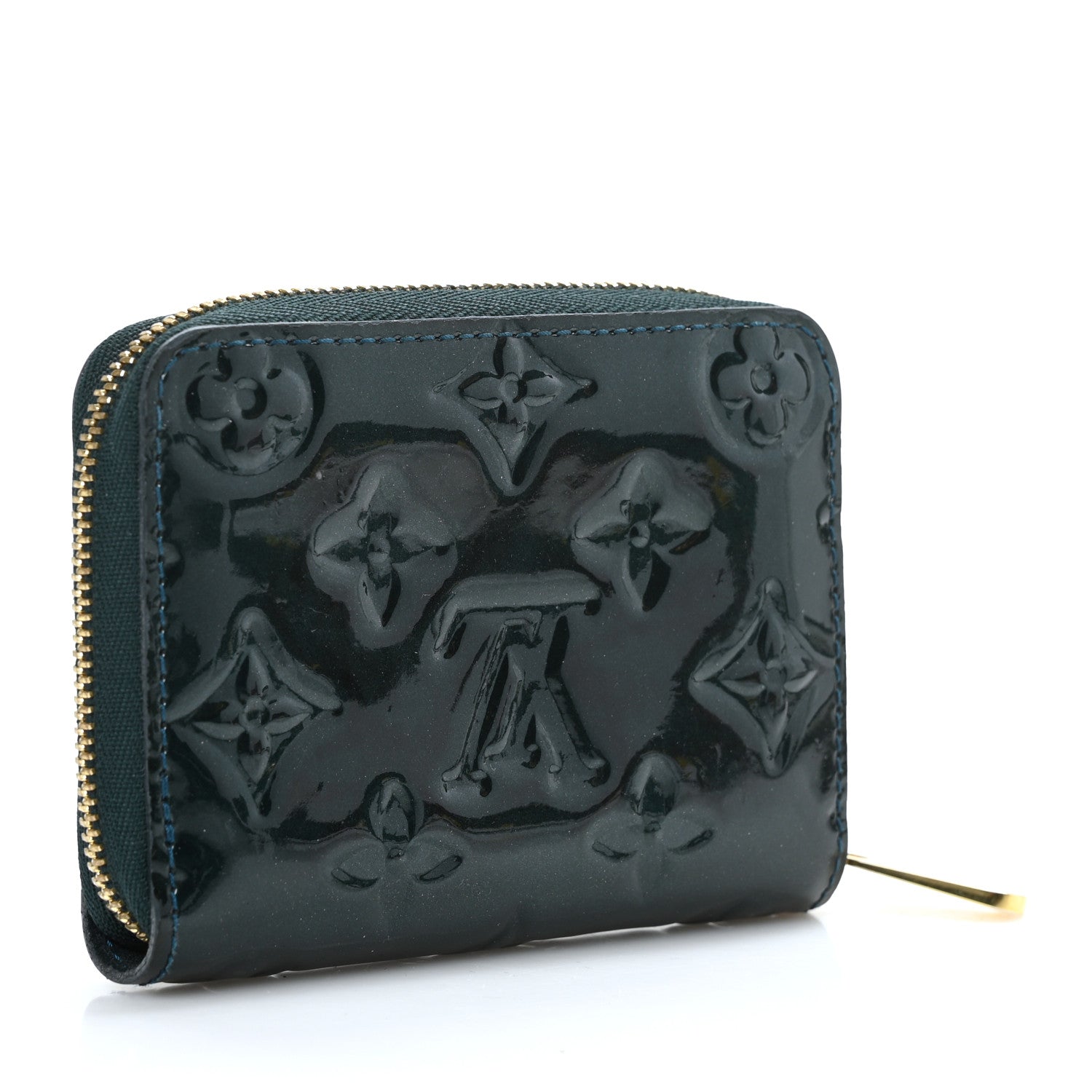 Louis Vuitton Vernis Zippy Coin Purse Blue Nuit 3 of 6