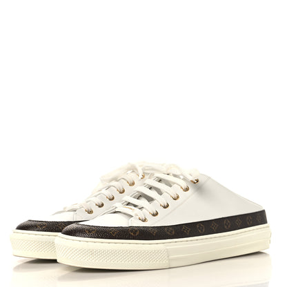 Louis Vuitton Monogram Womens Stellar Open Back Sneakers 39 White 4 of 8