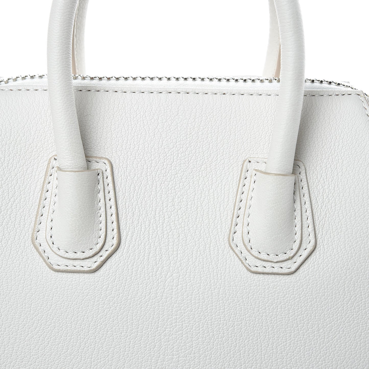 Sugar Goatskin Mini Antigona White
