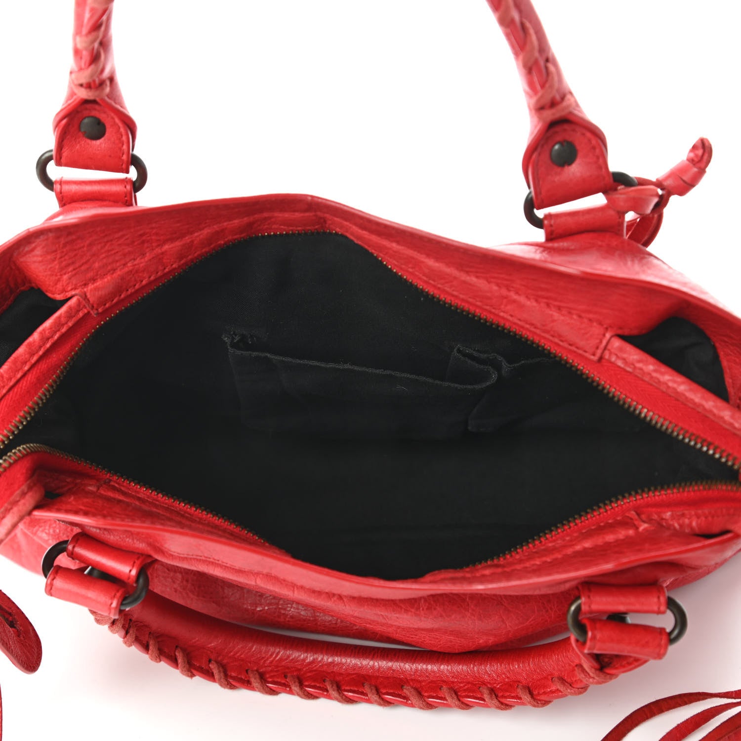 Balenciaga Agneau Classic Hardware Town Rouge Coquelicot 5 of 10