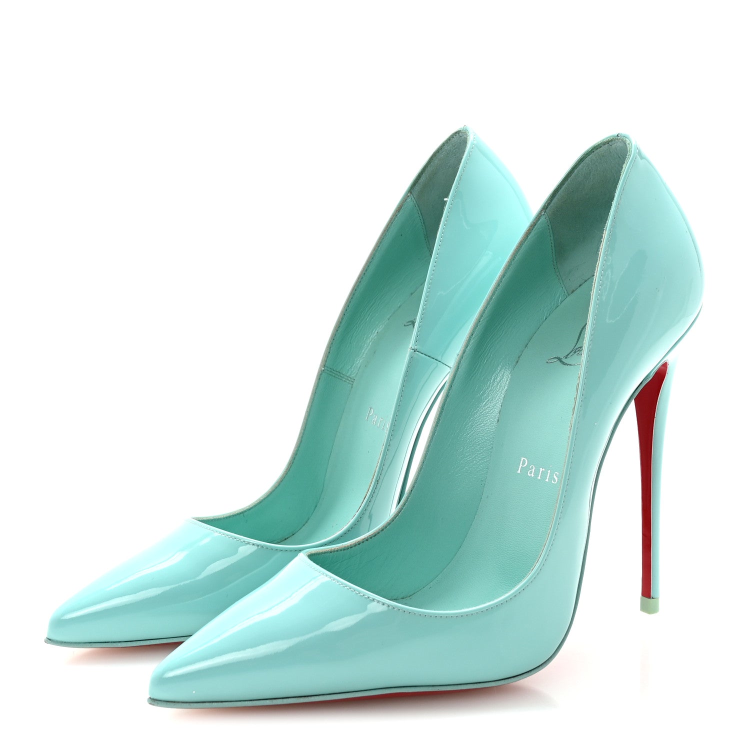 Christian Louboutin Patent So Kate 120 Pumps 37 Pacific 4 of 8