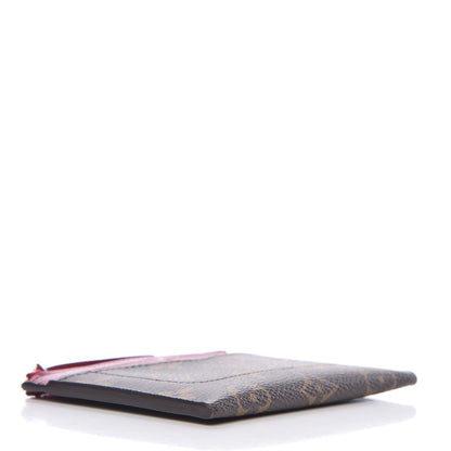 Louis Vuitton Monogram Zipped Card Holder Fuchsia 4 of 7