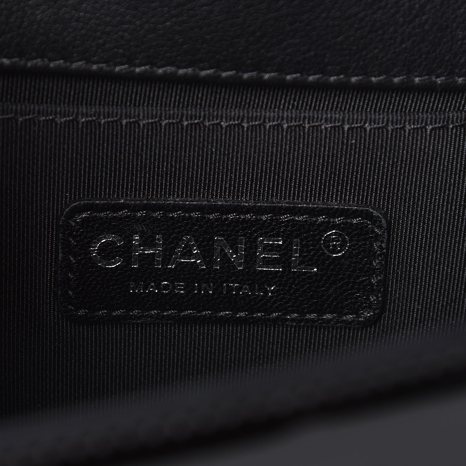 Chanel Patent Calfskin Quilted Medium Plexiglass Boy Flap Black 6 of 7