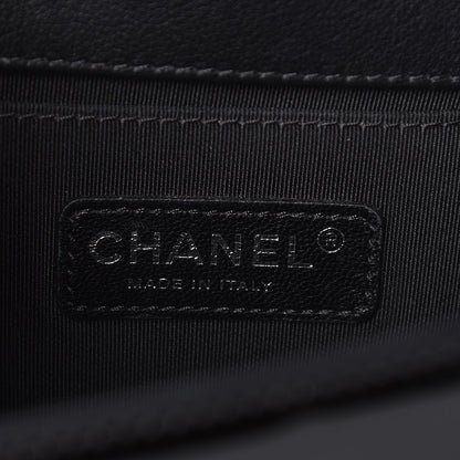 Chanel Patent Calfskin Quilted Medium Plexiglass Boy Flap Black 6 of 7