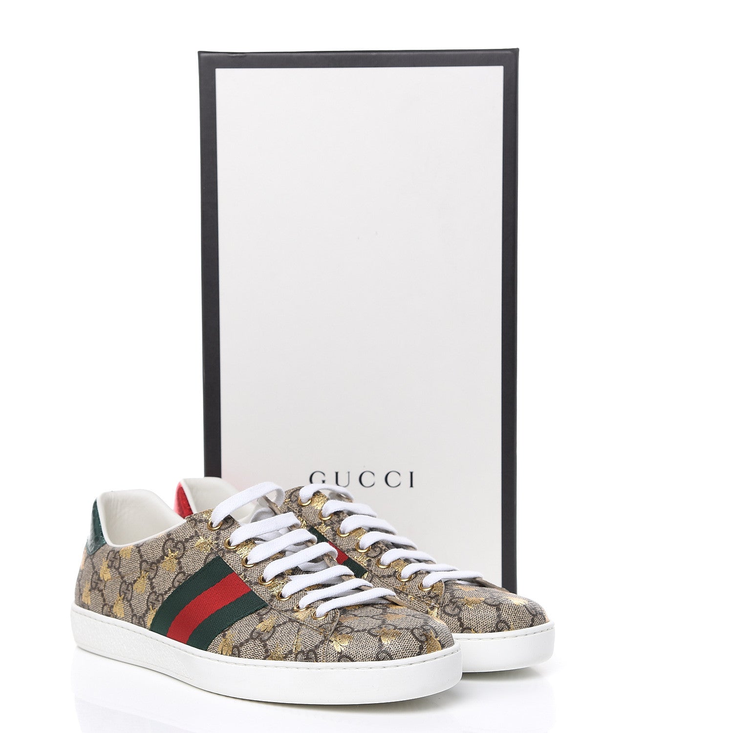 Gucci GG Supreme Monogram Ayers Mens Ace Bee Sneaker 8 11 of 11