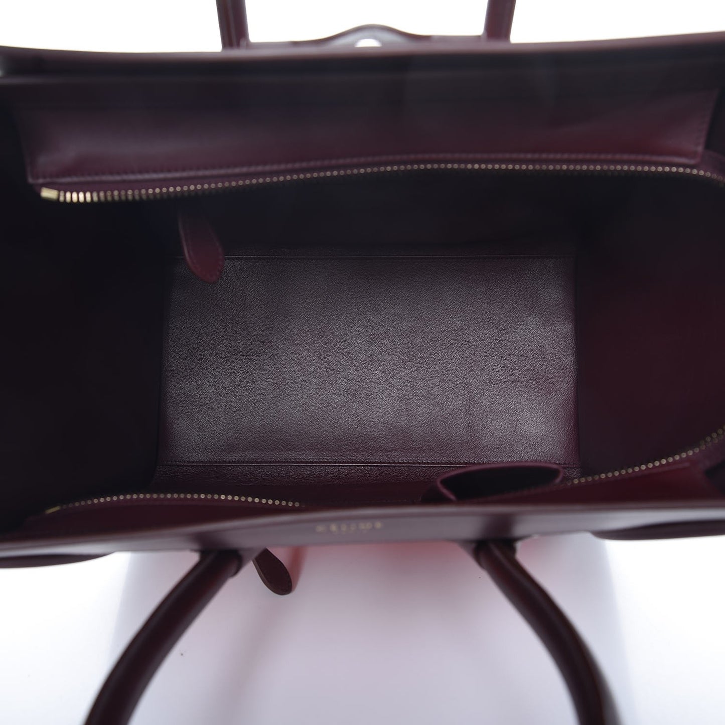 Nubuck Smooth Calfskin Mini Luggage Vermillion
