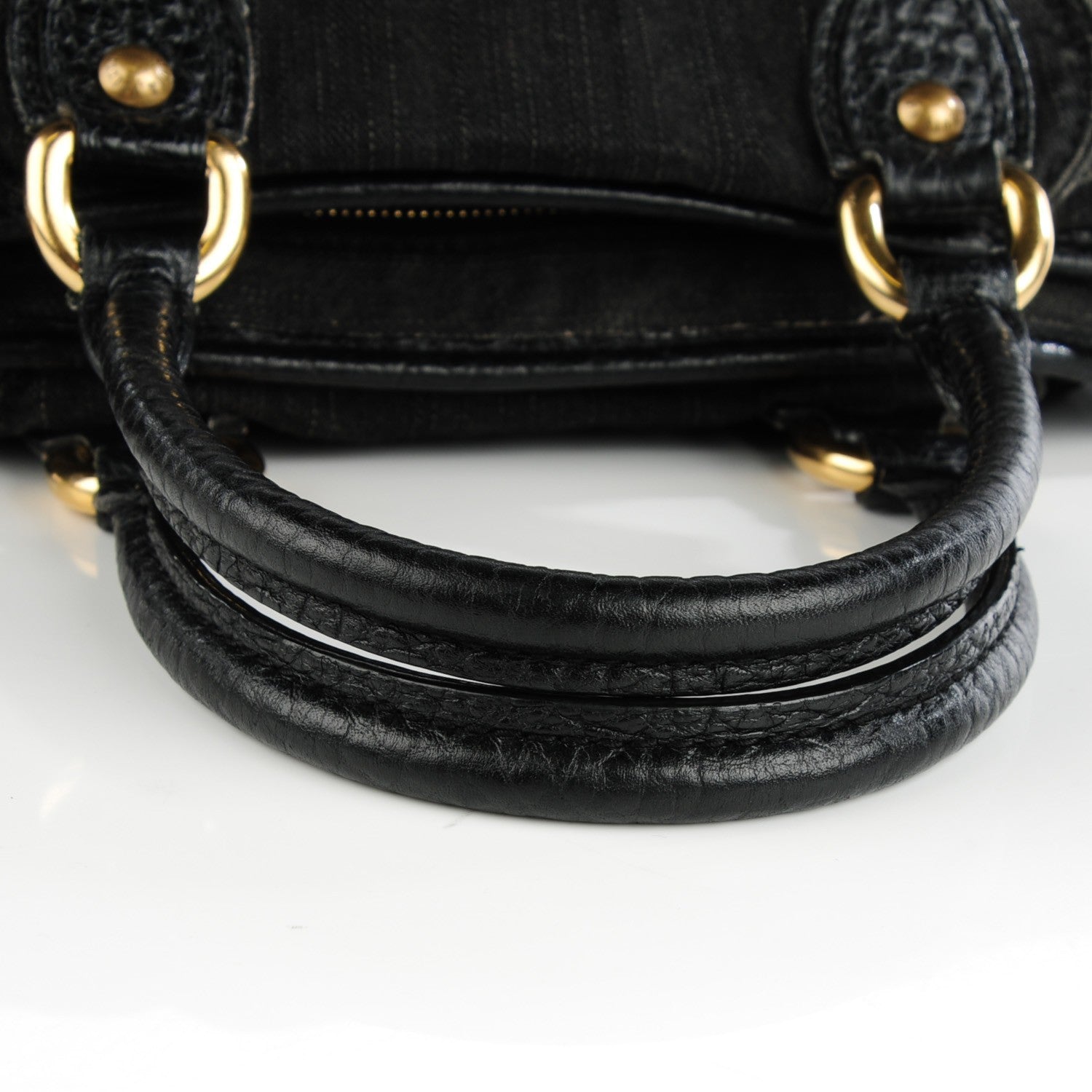 Louis Vuitton Denim Neo Cabby MM Black 6 of 10