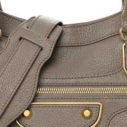 Balenciaga Chevre Gold Metallic Edge Hardware City Gris Taupe 9 of 14