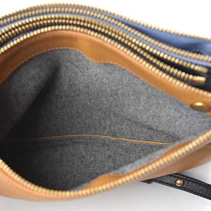 Celine Lambskin Small Multicolor Trio Crossbody Bag Porcelain 7 of 10