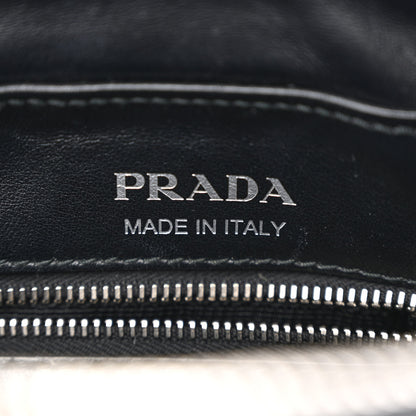 Prada Soft Calfskin Diagramme Camera Bag Black 6 of 10
