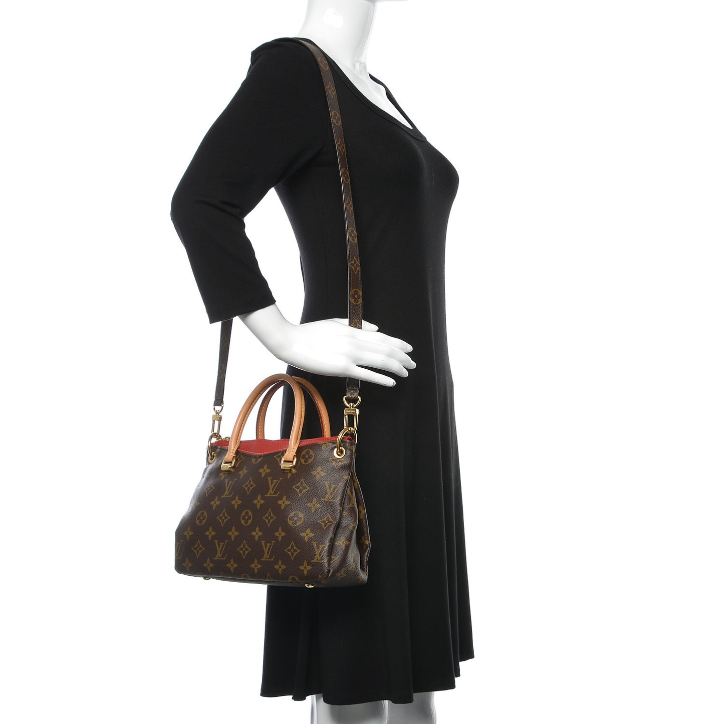 Monogram Pallas BB Cherry