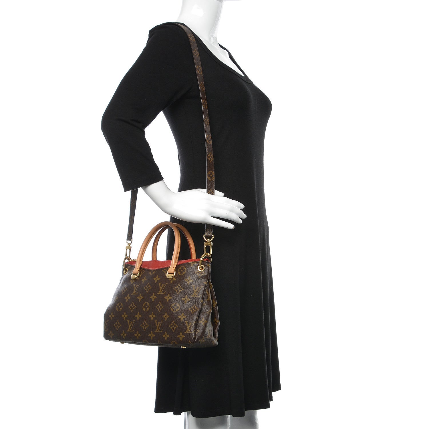 Louis Vuitton Monogram Pallas BB Cherry 2 of 10