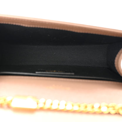 Saint Laurent Grain De Poudre Small Monogram Kate Satchel Dark Beige 5 of 12