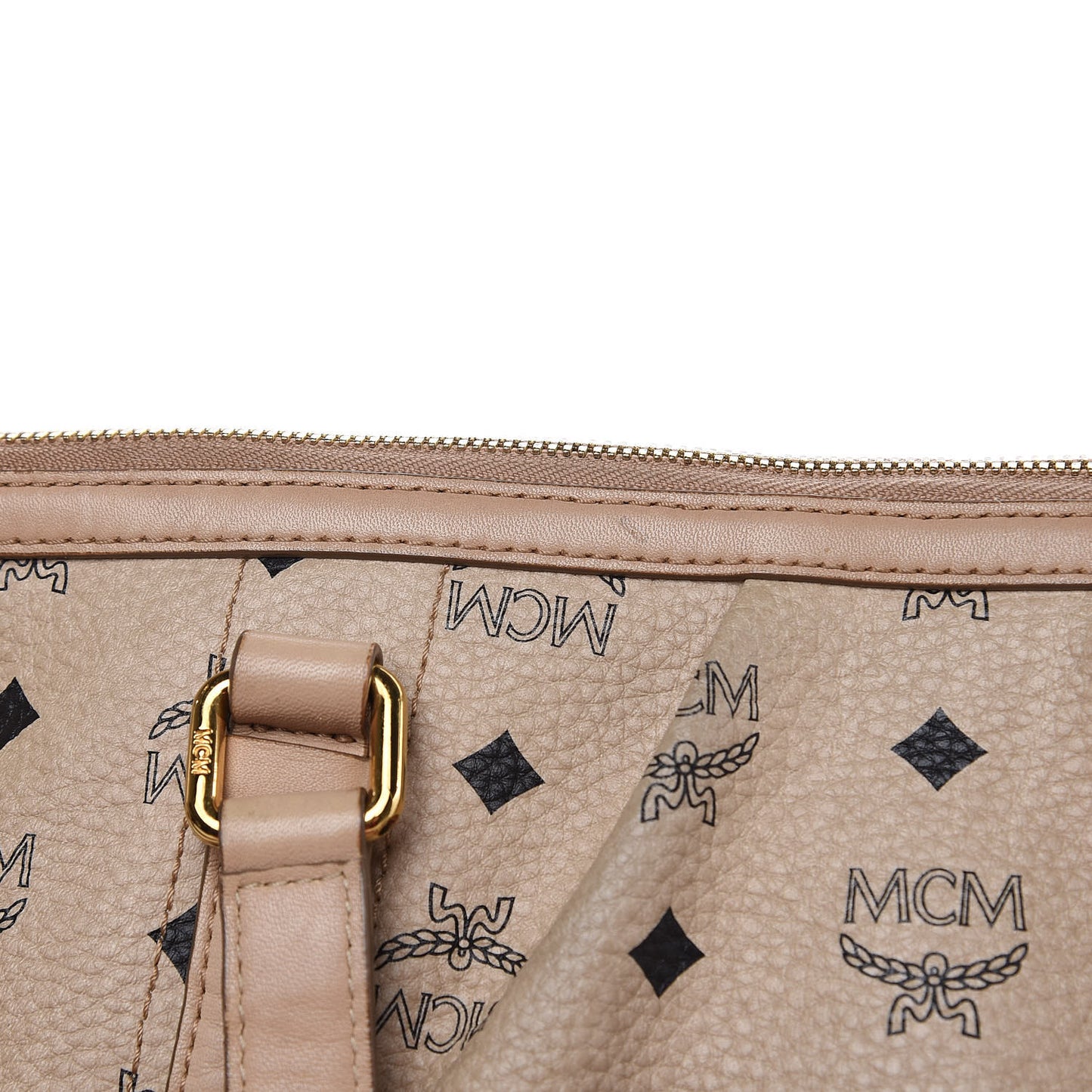 Visetos Medium Essentials Shopper Tote Beige