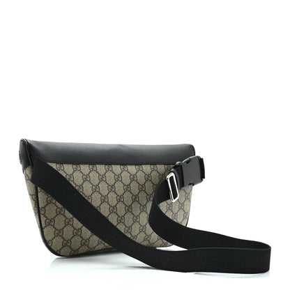 Gucci GG Supreme Monogram Belt Bag Black 3 of 9