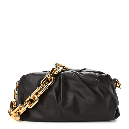 Bottega Veneta Calfskin The Pouch Chain Fondant 1 of 10