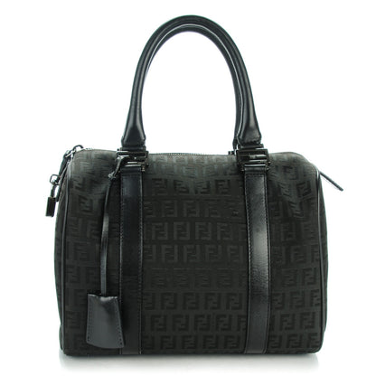 Fendi Zucchino Vitello Small Boston Black 1 of 7