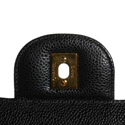 Chanel Caviar Quilted Maxi Double Flap Black 9 of 16
